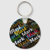 Ihr Name / mein Name benutzerdefiniert Schlüsselanhänger (Rückseite)