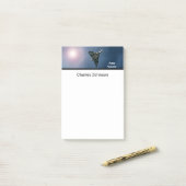 Ihr Name, militärisches Flugzeug, Avro Vulcan Post Post-it Klebezettel (Auf Schreibtisch)