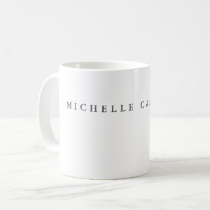 Ihr Name Minimalistisch Beruflich modern Kaffeetasse