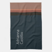 Ihr Name Minimalistisch Modern Schlicht Geschirrtuch (Vertikal)