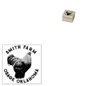 Ihr Name mit Brahma Chicken Hen Egg Briefmarke Gummistempel (Stempel)