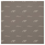 Ihr Name mit Monogram Fabric Stoff (Muster)