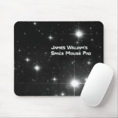 Ihr Name mit Sternen im Deep Space Mousepad (Mit Mouse)