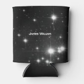 Ihr Name mit Sternen im Deep Space Trauzeuge Dosenkühler (Vorderseite)