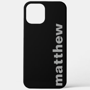 Ihr Name Modern Black Case-Mate iPhone Hülle