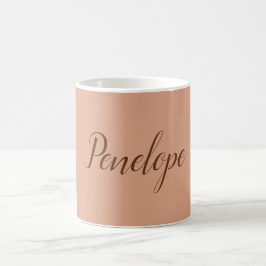 Ihr Name Moderne, einfache Schlichte Tumblewegefar Kaffeetasse (Mittel)