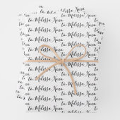 Ihr Name Moderne Handschrift Geschenkpapier Set (Beispiel)