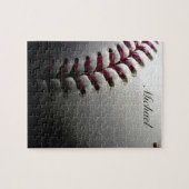 Ihr Name Nah-up Baseball - Sportart Puzzle (Horizontal)