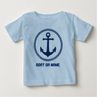 Ihr Name oder Bootsname Name Sea Anchering Navy un