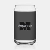 Ihr Name oder Ihr Firmenname | Modern Masculine Gr Dosenglas (Vorderseite)