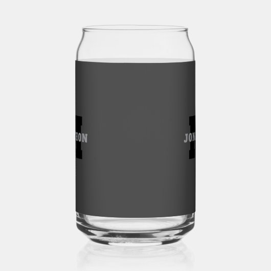 Ihr Name oder Ihr Firmenname | Modern Masculine Gr Dosenglas (Links)