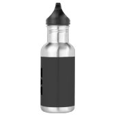 Ihr Name oder Ihr Firmenname | Modern Masculine Gr Edelstahlflasche (Rechts)