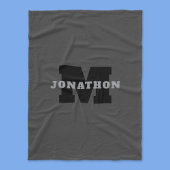 Ihr Name oder Ihr Firmenname | Modern Masculine Gr Fleecedecke