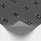 Ihr Name oder Ihr Firmenname | Modern Masculine Gr Geschenkpapier (Ecke)