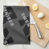 Ihr Name oder Ihr Firmenname | Modern Masculine Gr Geschirrtuch (Viertel Falte)