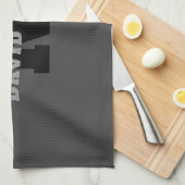 Ihr Name oder Ihr Firmenname | Modern Masculine Gr Geschirrtuch (Viertel Falte)