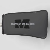 Ihr Name oder Ihr Firmenname | Modern Masculine Gr Golf Headcover (Vorderseite)