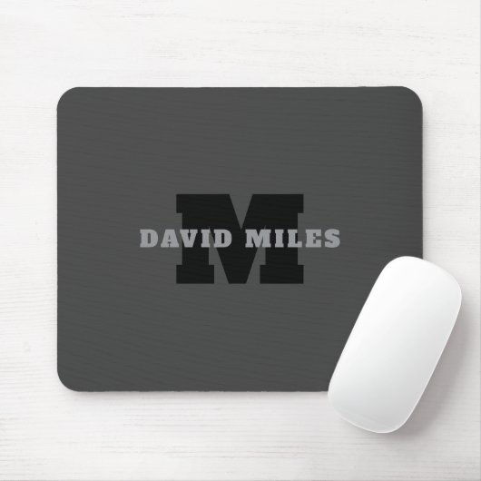 Ihr Name oder Ihr Firmenname | Modern Masculine Gr Mousepad (Mit Mouse)
