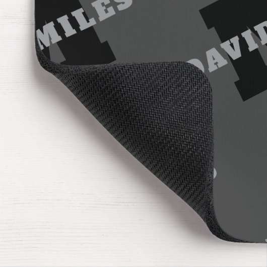 Ihr Name oder Ihr Firmenname | Modern Masculine Gr Mousepad (Ecke)