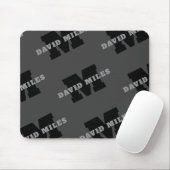 Ihr Name oder Ihr Firmenname | Modern Masculine Gr Mousepad (Mit Mouse)