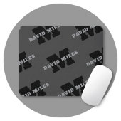 Ihr Name oder Ihr Firmenname | Modern Masculine Gr Mousepad