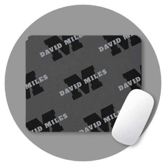 Ihr Name oder Ihr Firmenname | Modern Masculine Gr Mousepad