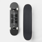Ihr Name oder Ihr Firmenname | Modern Masculine Gr Skateboard (Vorderseite)