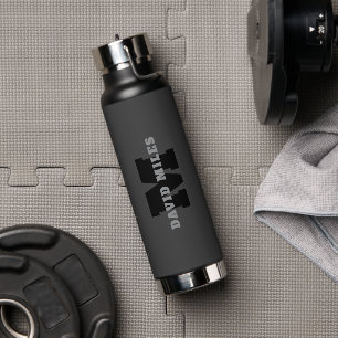 Ihr Name oder Ihr Firmenname   Modern Masculine Gr Trinkflasche