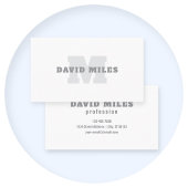 Ihr Name oder Ihr Firmenname | Modern Masculine Gr Visitenkarte