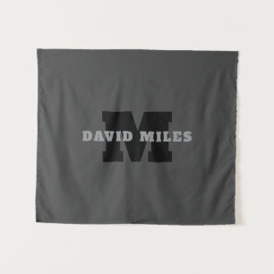 Ihr Name oder Ihr Firmenname Modern Masculine Gr Wandteppich