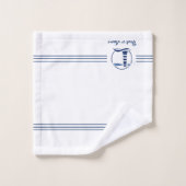 Ihr Name oder Ihr Schiff Nautical Classic Lighthou Badhandtuch Set (Waschlappen)