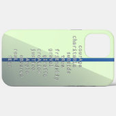 Ihr Name oder Ihre Nachricht mit Crosswords? grün Case-Mate iPhone Hülle (Rückseite (Horizontal))