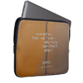 Ihr Name oder Ihre Nachricht mit Crosswords? über  Laptopschutzhülle (Vorne Rechts)