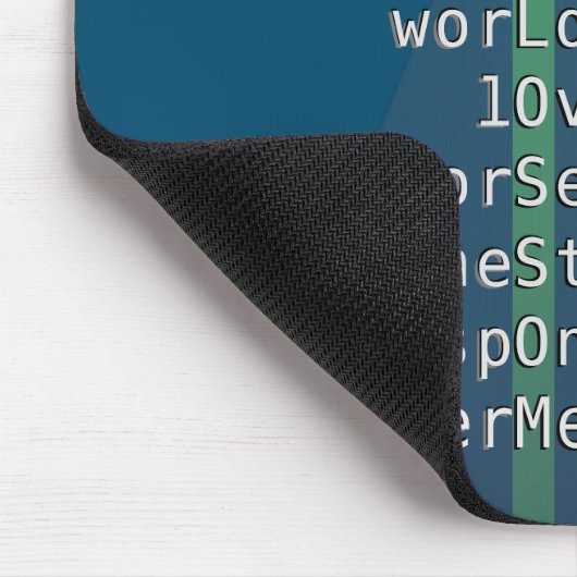 Ihr Name oder Ihre Nachricht mit Kreuzworträtsel? Mousepad (Ecke)