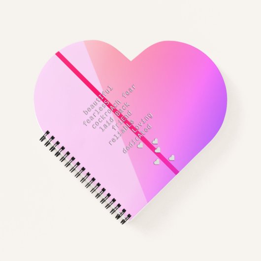 Ihr Name oder Ihre Nachricht mit Stichwörtern? Ros Notizblock (Vorderseite)