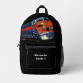 Ihr Name oder Text - F7 Diesellokomotive Bedruckter Rucksack (Vorderseite)