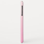 Ihr Name oder Wort | Pink Ombre Gradation Case-Mate iPhone Hülle (Hinten/Links)