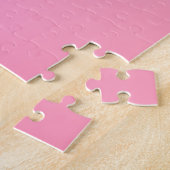 Ihr Name oder Wort | Pink Ombre Gradation Puzzle (Seite)