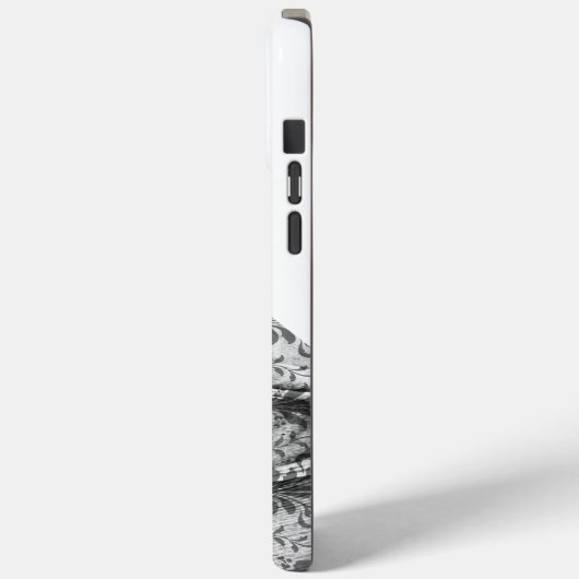 Ihr Name oder Zitat Black Hindi Muster Elephant Case-Mate iPhone Hülle (Rückseite / Links)