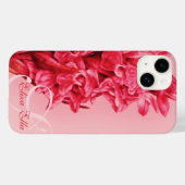 Ihr Name Orchideenrot pink Case-Mate iPhone Hülle (Rückseite (Horizontal))