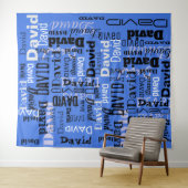 Ihr NAME-Party-Signaturschritt und wiederholen Sie Wandteppich (Beispiel (Horizontal))