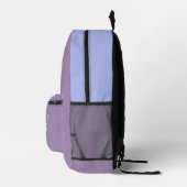 Ihr Name Periwinkle Butterfets Violet Bedruckter Rucksack (Rechts)