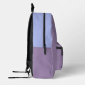 Ihr Name Periwinkle Butterfets Violet Bedruckter Rucksack (Links)