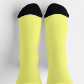 IHR NAME Personalisiert Gelbe Crew Socken (Oben)