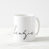 Ihr Name Personalisiert Kaffeetasse (VorderseiteRechts)