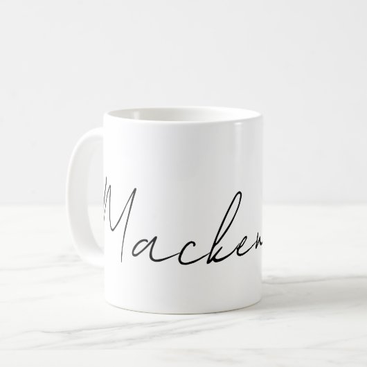 Ihr Name Personalisiert Kaffeetasse (Vorderseite Links)