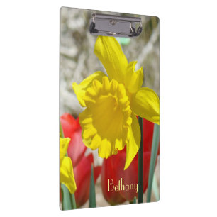 Ihr Name Personalisierte Klemmbretter Frühling