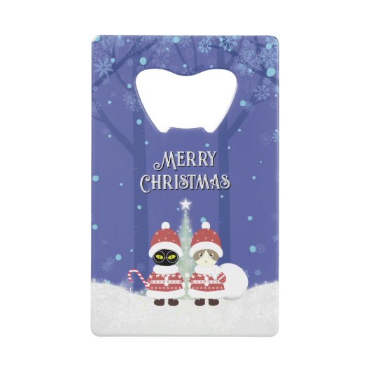 [Ihr Name] Poiluna Weihnachten Geldbeutel Flaschenöffner (Vorderseite)