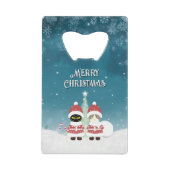 [Ihr Name] Poiluna Weihnachten Geldbeutel Flaschenöffner (Vorderseite)