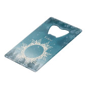 [Ihr Name] Poiluna Weihnachten Geldbeutel Flaschenöffner (Rückseite Schrägansicht)